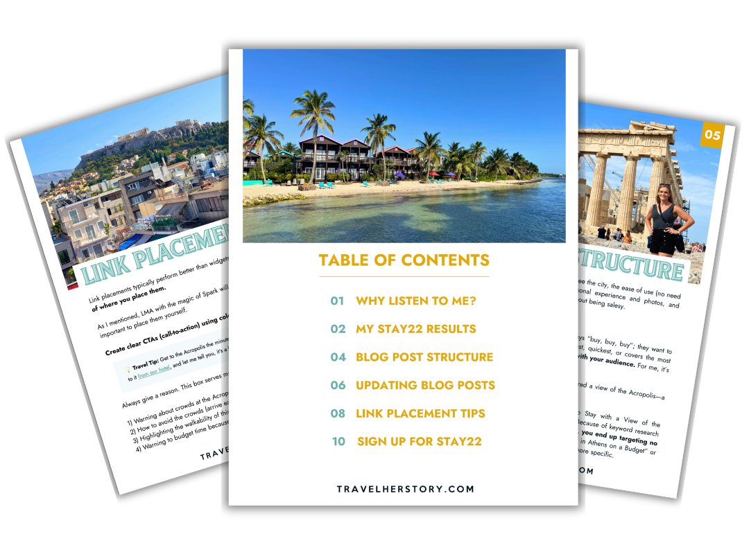 Ebook by Michelle, Travelherstory - Travel Bloggers Cheat Sheet (2)