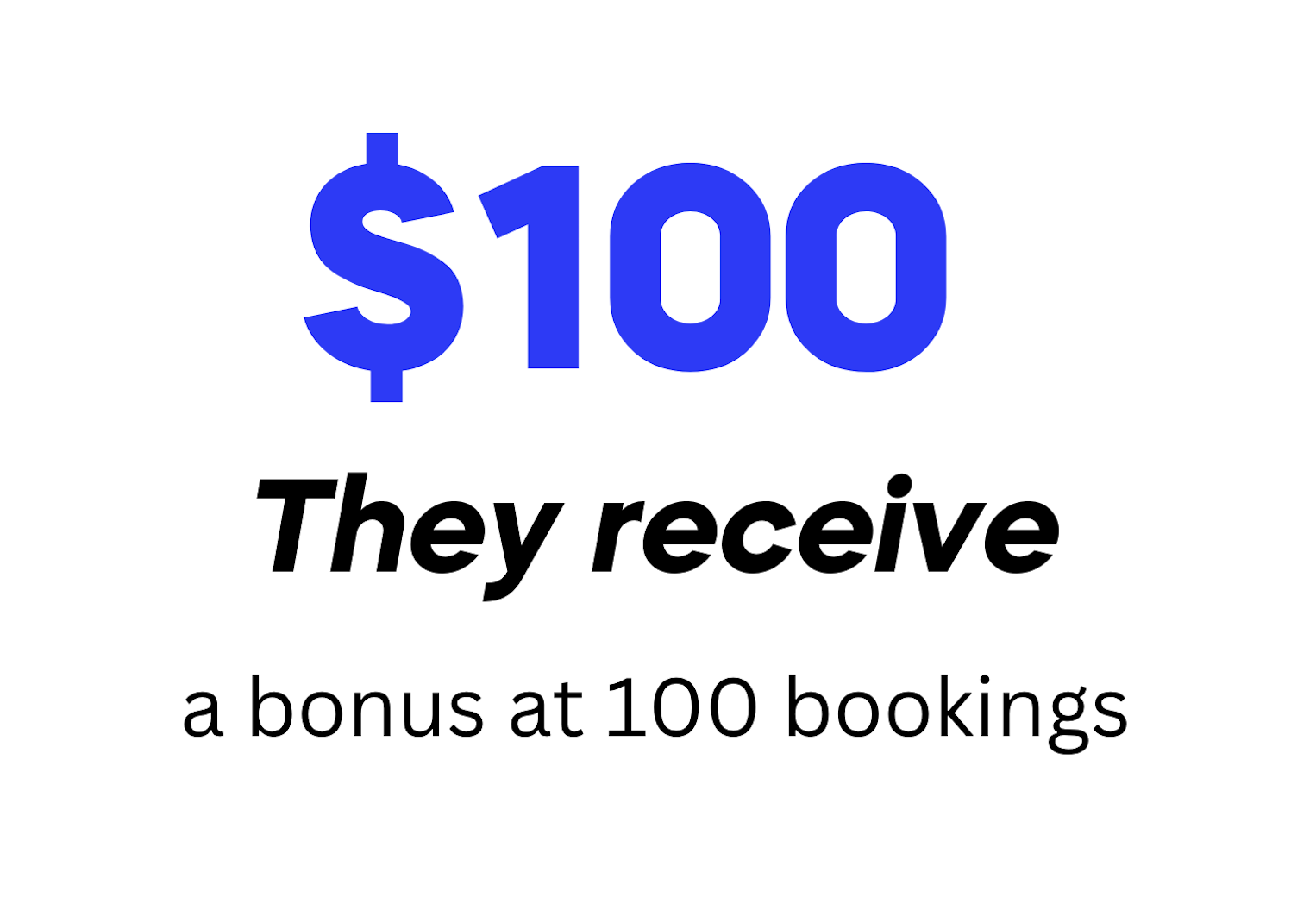 100 they receive 100 they receive